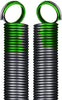 Heavy Duty Residential Garage Door Extension Springs 2-Pack 120lbs Green