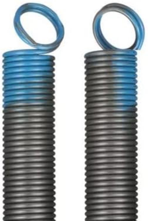 Heavy Duty Residential Garage Door Extension Springs 2-Pack 90lbs Light Blue